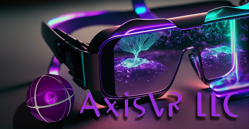 AxisVR VR Headset Art and Logotype
